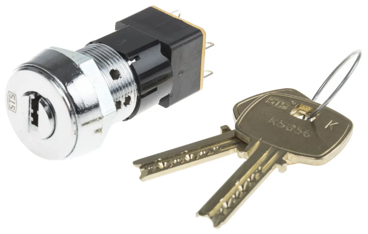 Interruttore a chiave ad elevata sicurezza DSL-6-A-D a 2 posizioni, DPST
